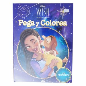 Libro Wish Pega Y Colorea LIBRO DIVO 24 Páginas