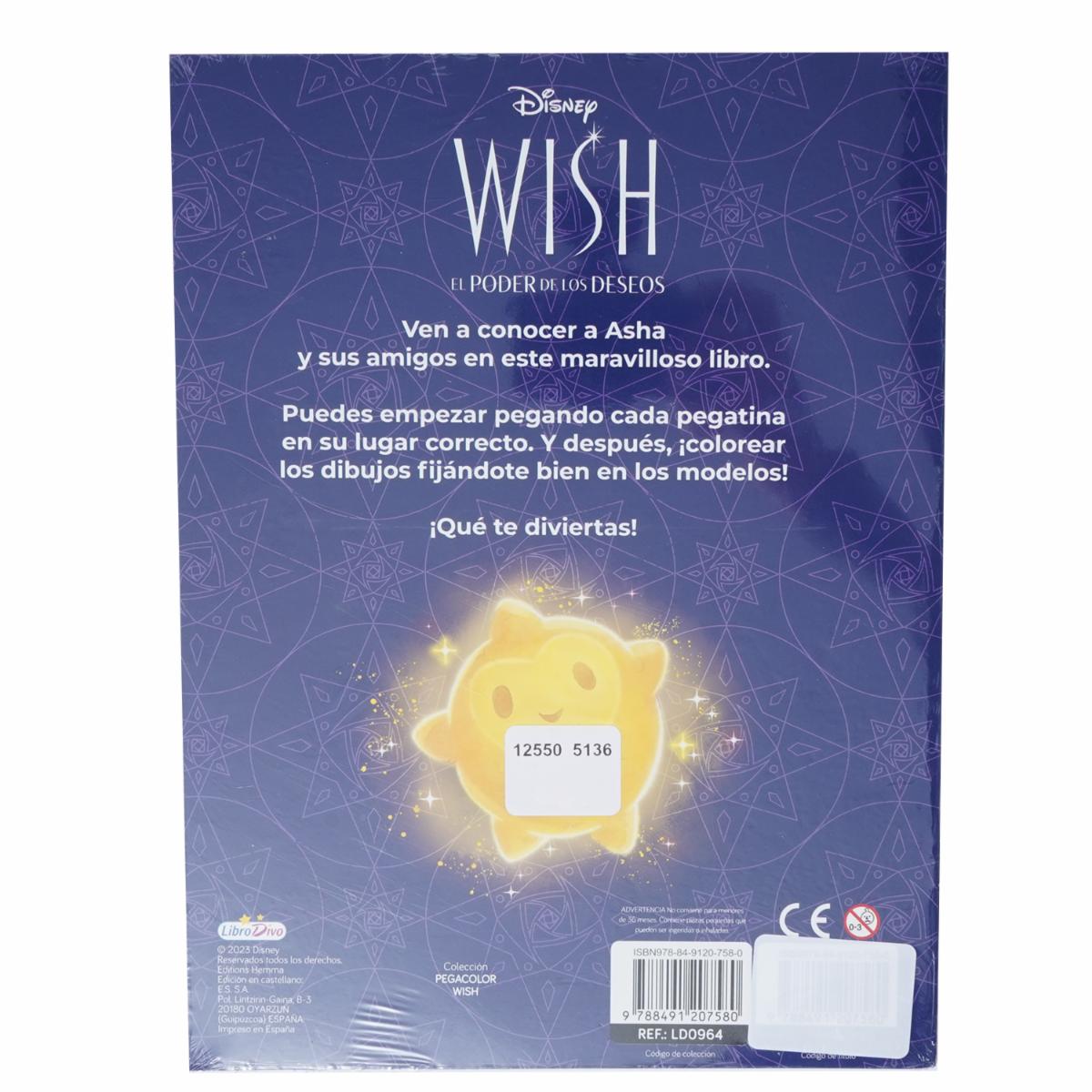 Libro Wish Pega Y Colorea LIBRO DIVO 24 Páginas - Image 2