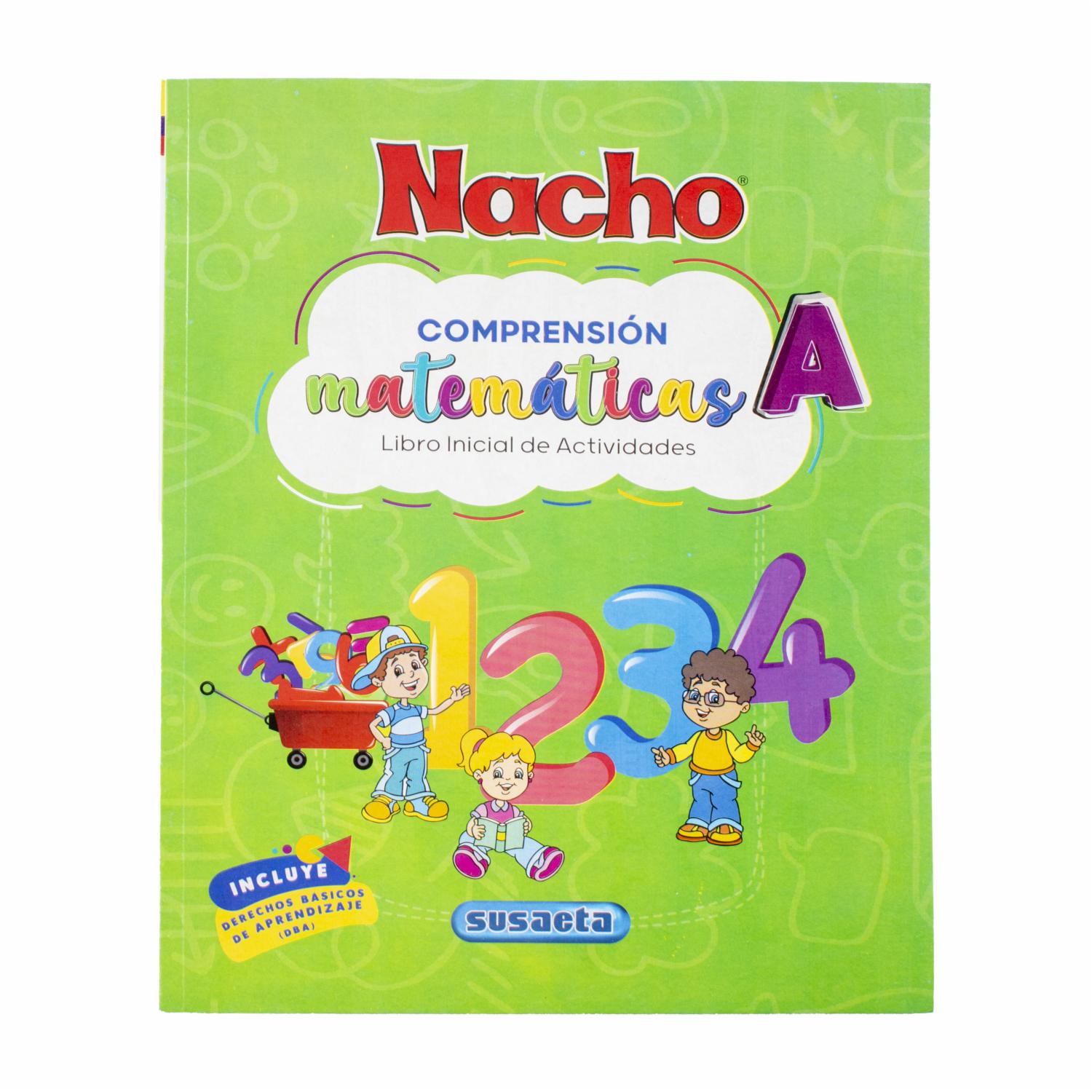 Libro Nacho Comprensión Matemática A SUSAETA 96 Páginas
