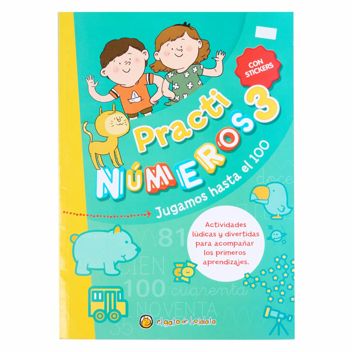 Libro Practi Números 3 Jugamos Hasta El 100 MR.BOOKS 42 Páginas