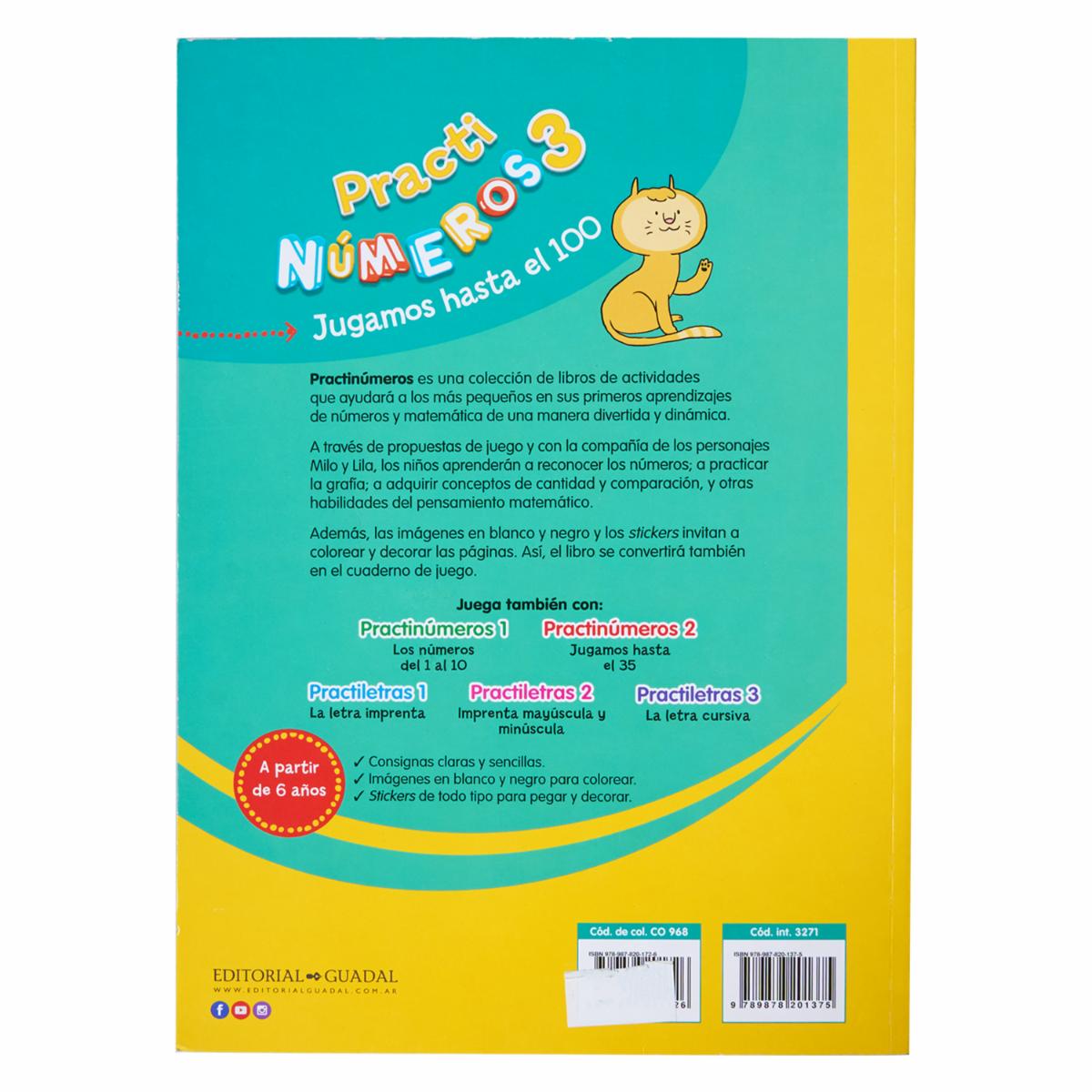 Libro Practi Números 3 Jugamos Hasta El 100 MR.BOOKS 42 Páginas - Image 2