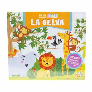 Libro Colección Hora De Jugar La Granja Dinosaurios La Selva Y Unicornios EDIBOOK 24 Páginas