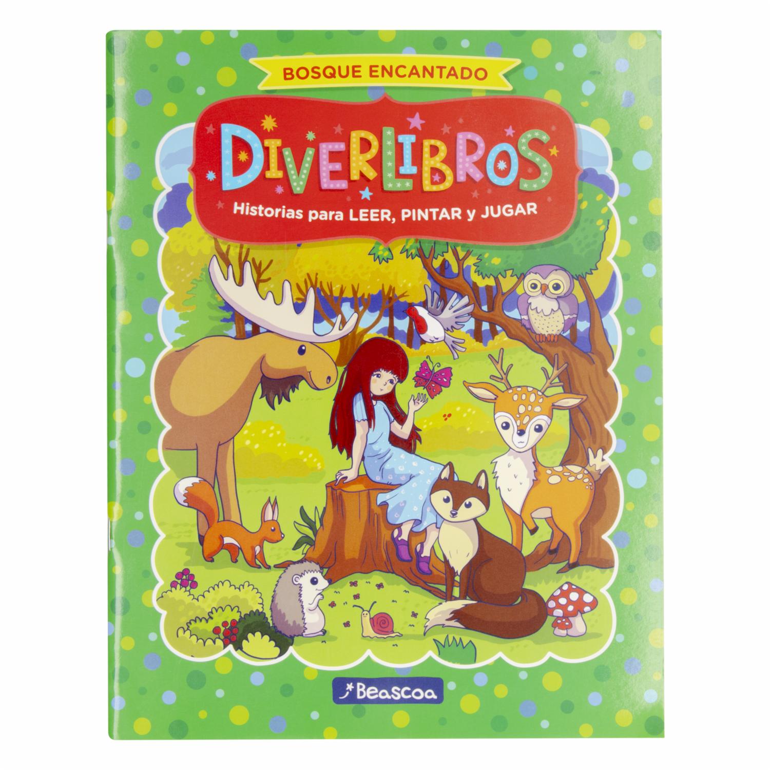 Libro Diverlibros V - Bosque Encantado BEASCOA 25 Páginas