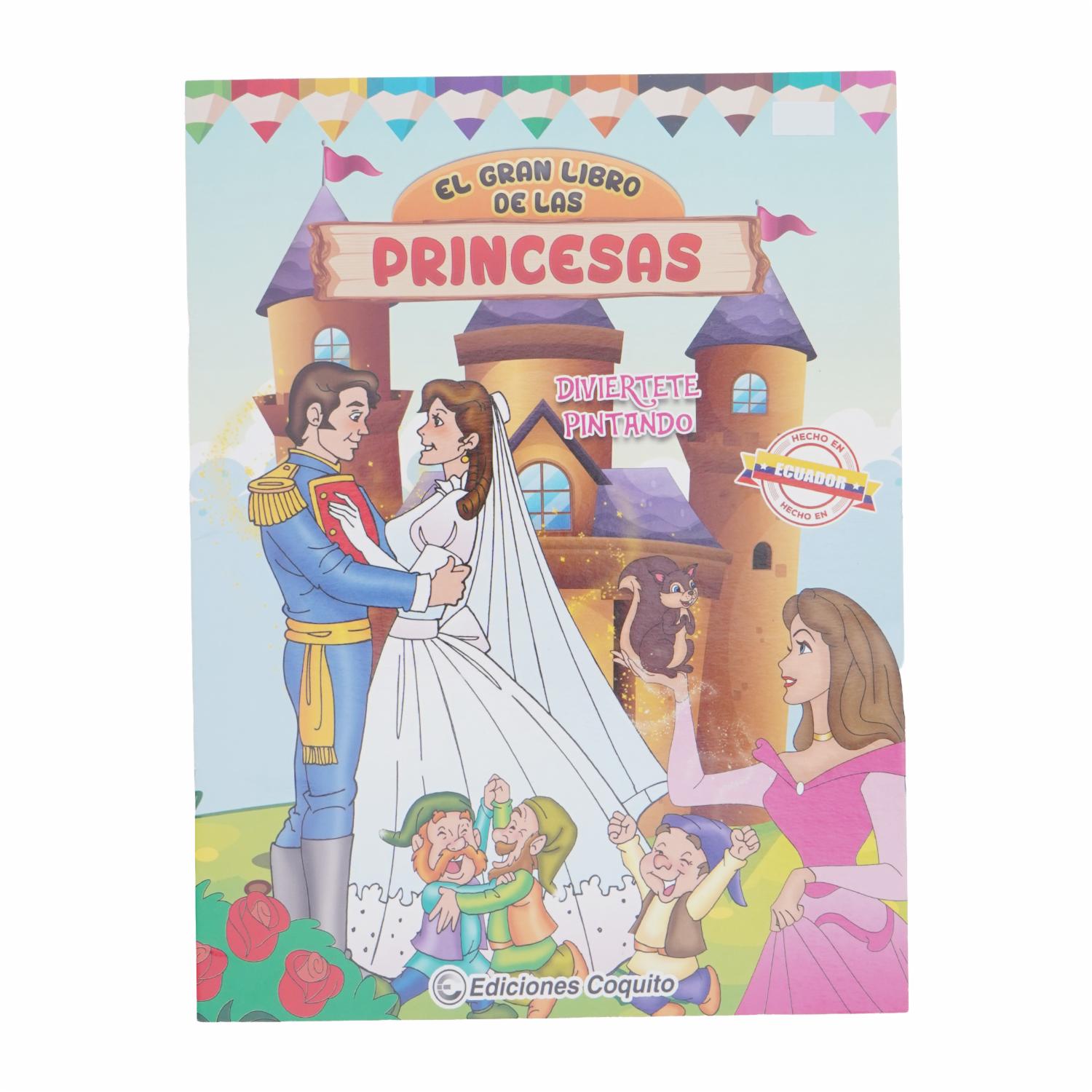 Gran Libro Col 4 Títulos De Las Princesas COQUITO 32 Páginas