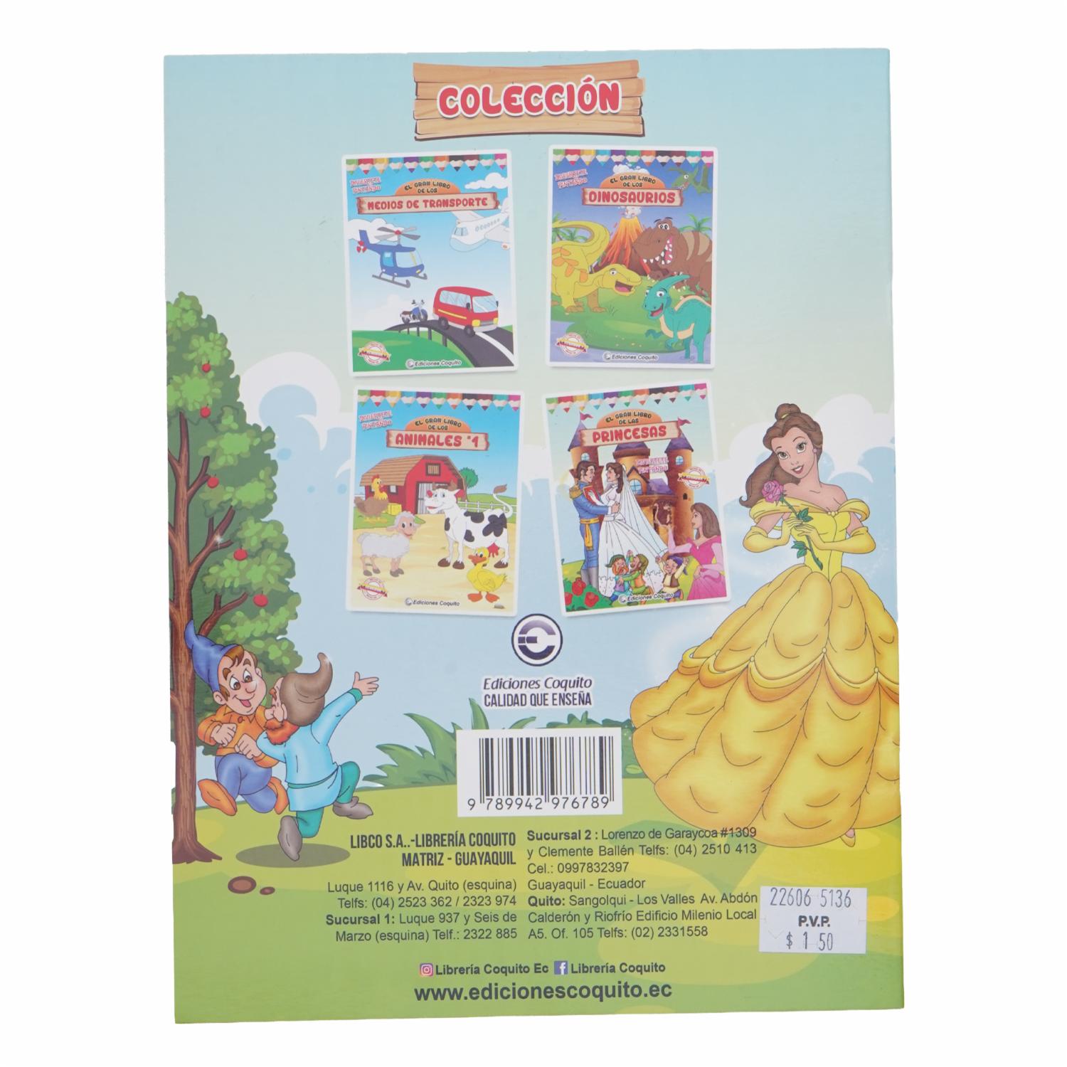 Gran Libro Col 4 Títulos De Las Princesas COQUITO 32 Páginas - Image 2