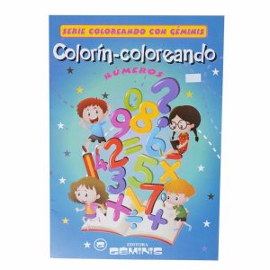 Libro Colorín Coloreando Números RADMANDÍ 16 Páginas