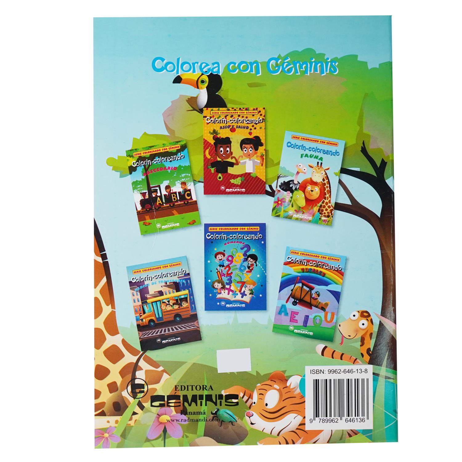 Libro Colorín Coloreando Fauna RADMANDÍ 15 Páginas - Image 2