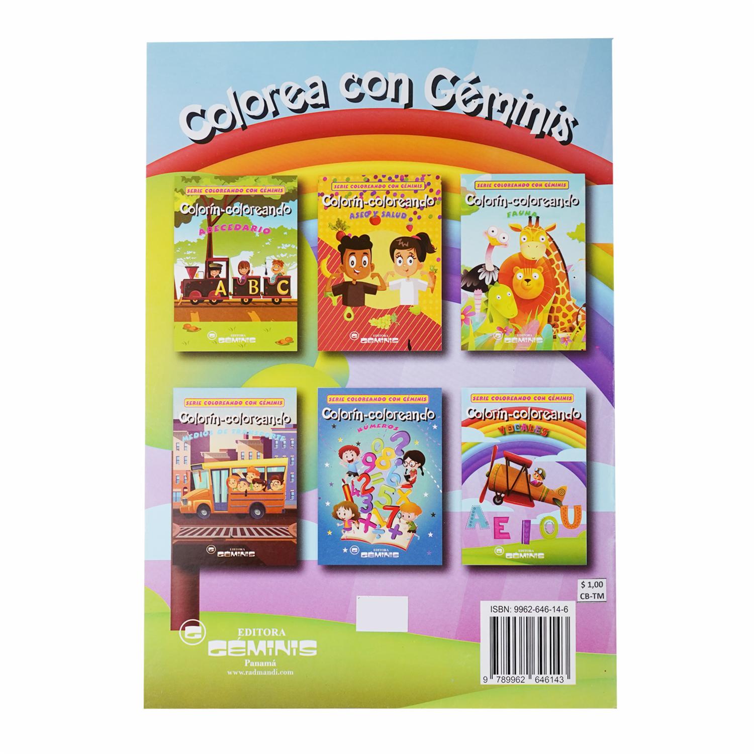 Libro Colorín Coloreando Vocales RADMANDÍ 15 Páginas - Image 2