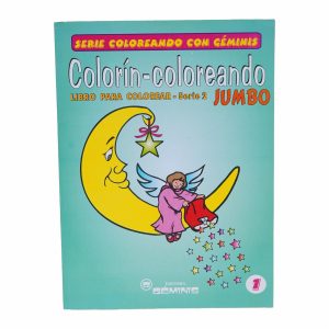 Libro Colorín Coloreando Jumbo GEMINIS 40 Páginas