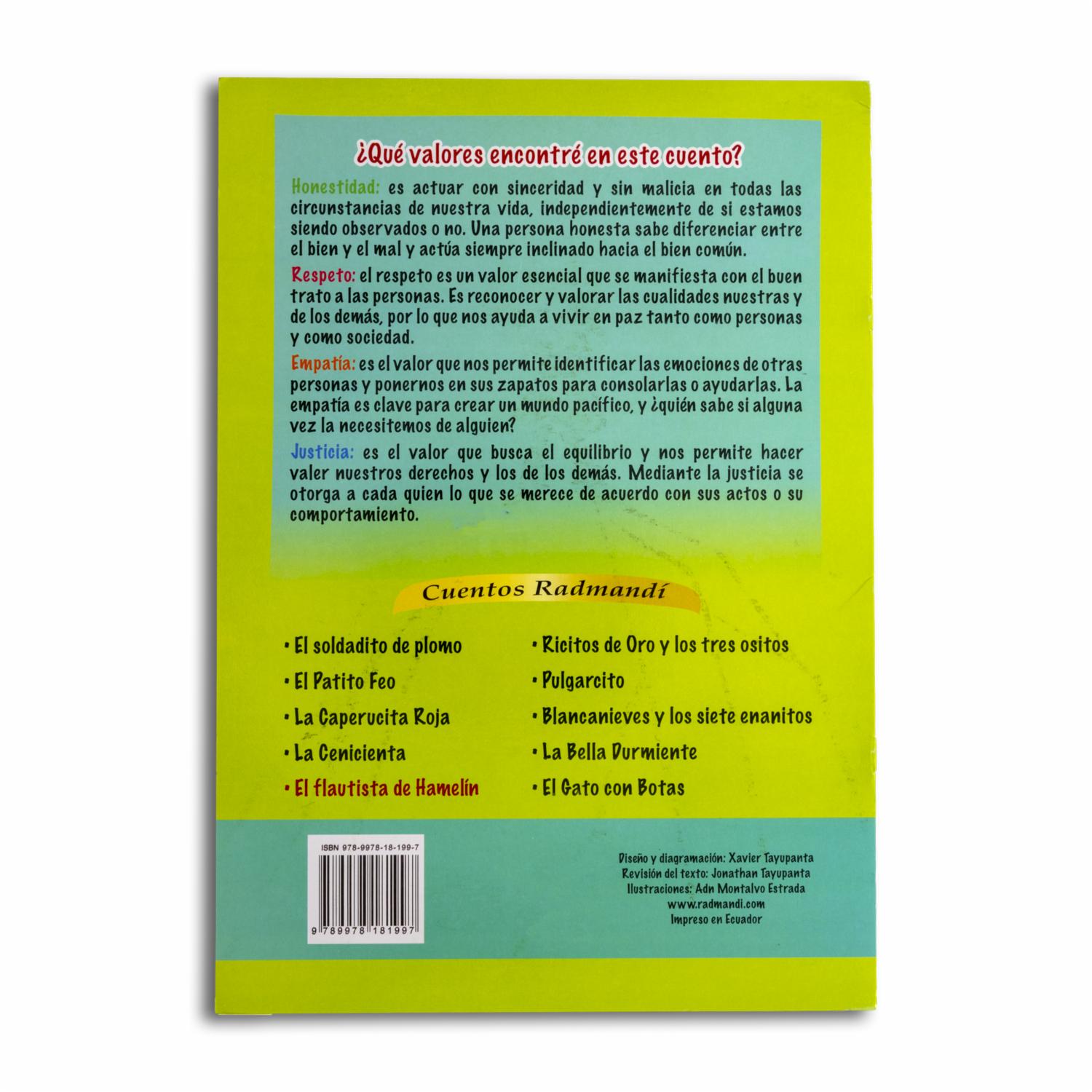 Libro Flautista De Hamelin Cuenta Conmigo RADMANDÍ 13 Páginas - Image 2