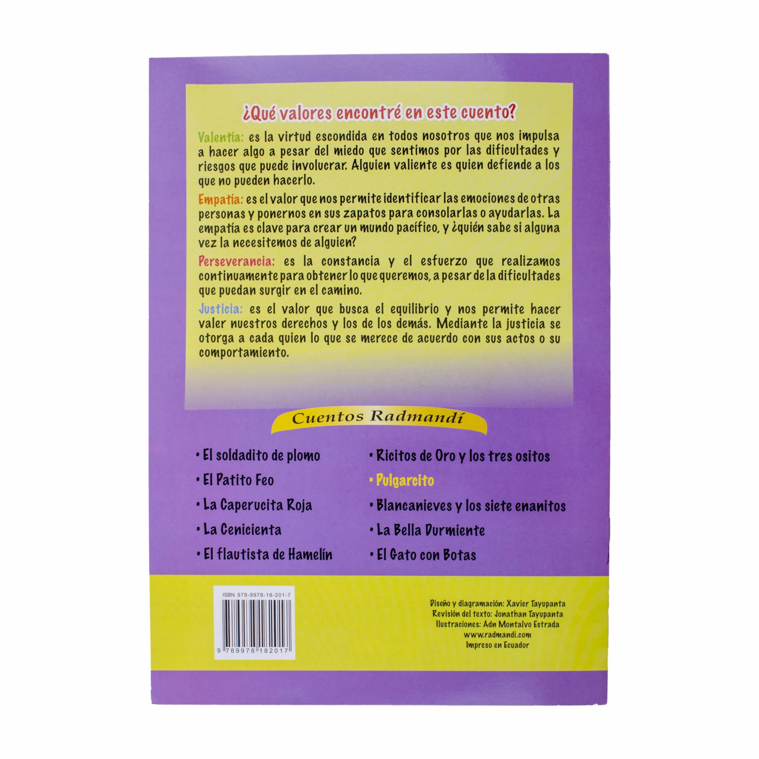Libro Pulgarcito Cuenta Conmigo RADMANDÍ 13 Páginas - Image 2