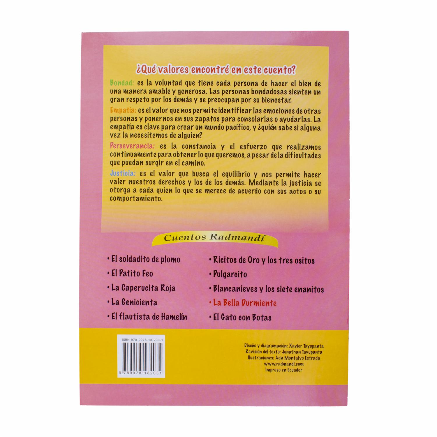 Libro Bella Durmiente Cuenta Conmigo RADMANDÍ 13 Páginas - Image 2