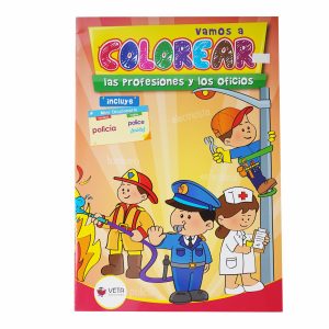 Libro Profesiones Y Oficios Vamos A Colorear EDARSI Unidad