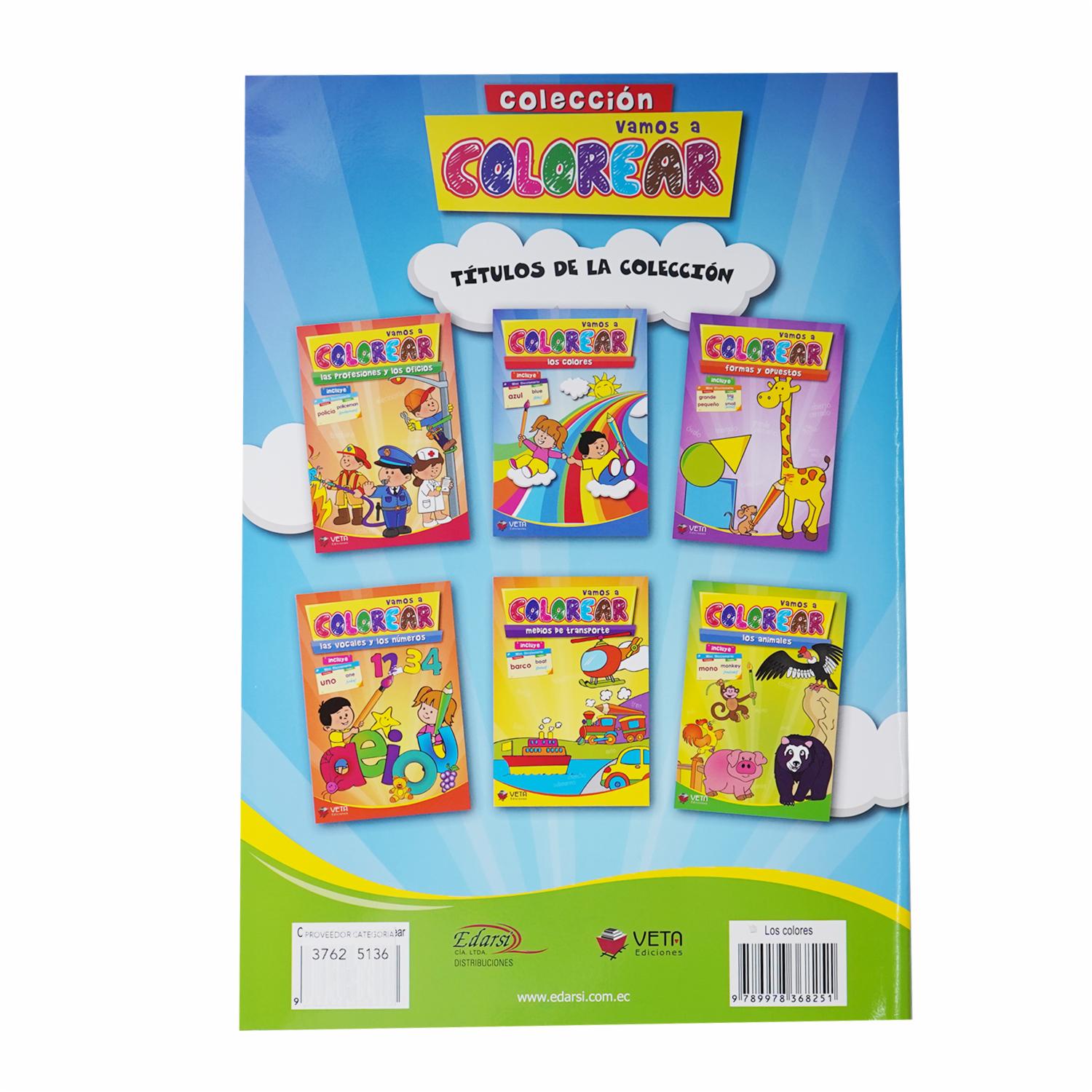 Libro Los Colores Vamos A Colorear EDARSI Unidad - Image 2
