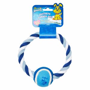 Juguete Para Mascota Cuerda Con Aro SOLEIL Unidad