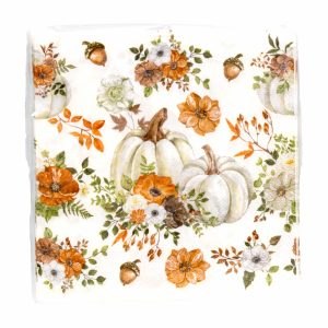 Servilleta Flor De Otoño 25 X 25 Cm DFHO X 20 Uds