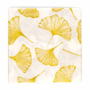 Servilleta Pétalos De Oro 25 X 25 Cm DFHO X 20 Uds