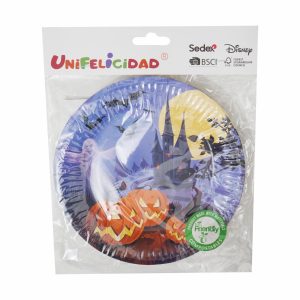 Plato Halloween UNIFELICIDAD X 10 Uds