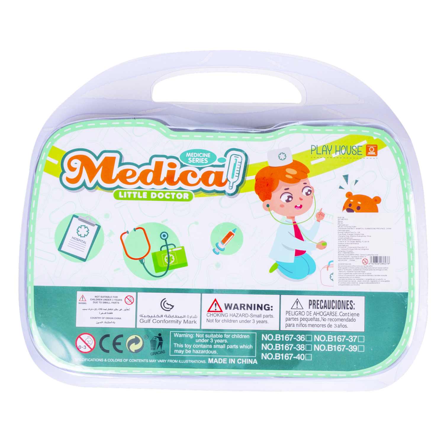Set De Juego Maletín Médico THE LITTLE DOCTOR Incluye Accesorios