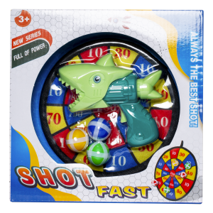 Pistola Tiro Al Blanco KOOME Incluye 3 Pelotas