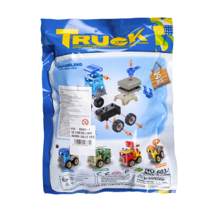 Bloques De Armar Camión Recolector De Basura KOOME 35 Piezas