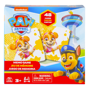 Juego De Mesa Memoria PAW PATROL 2 - 4 Jugadores