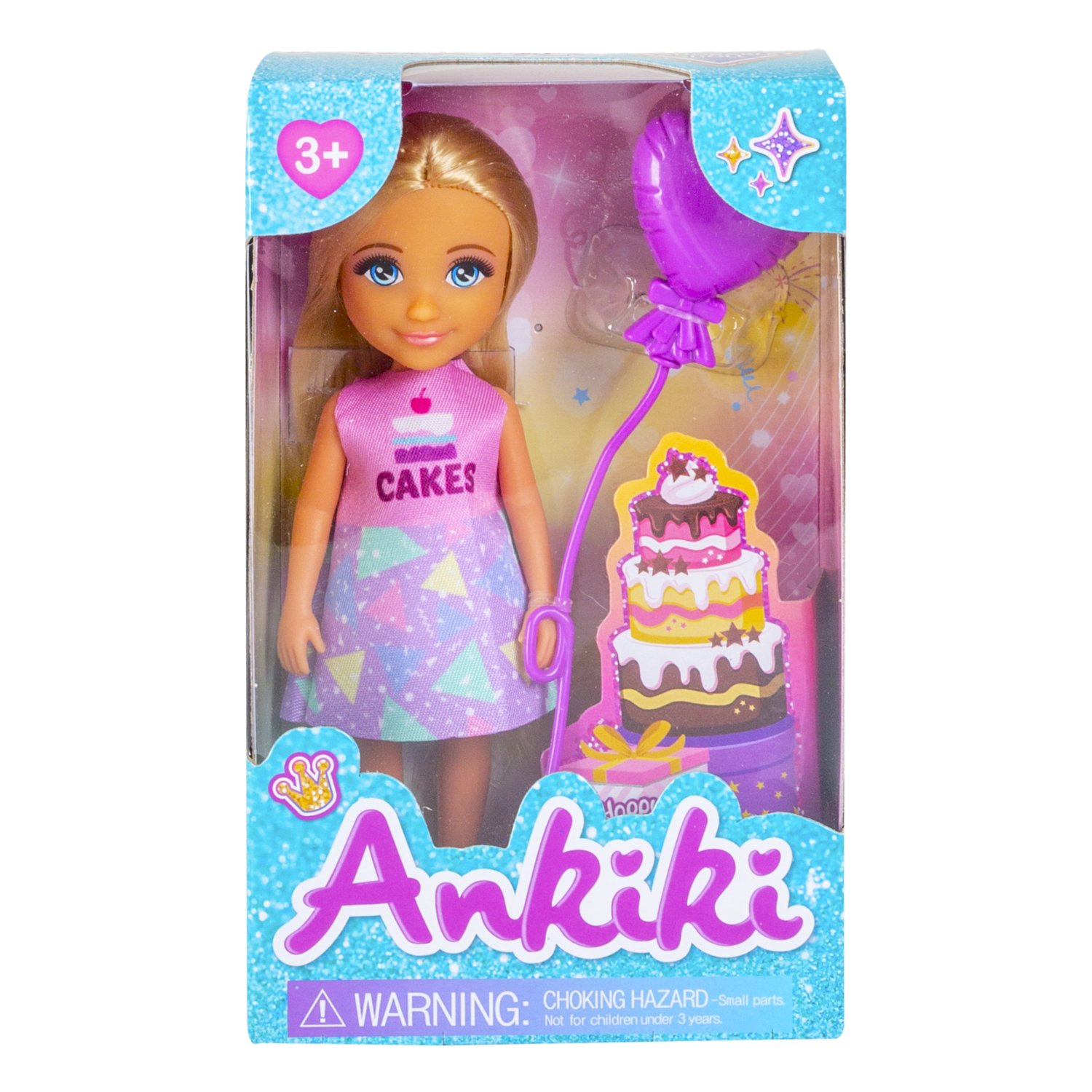 Muñeca Cumpleañera ANKIKI Incluye Accesorios