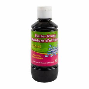 Pintura Escolar Lavable Color Negro LPS 250 Ml
