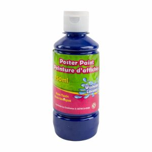 Pintura Escolar Lavable Color Azul LPS 250 Ml