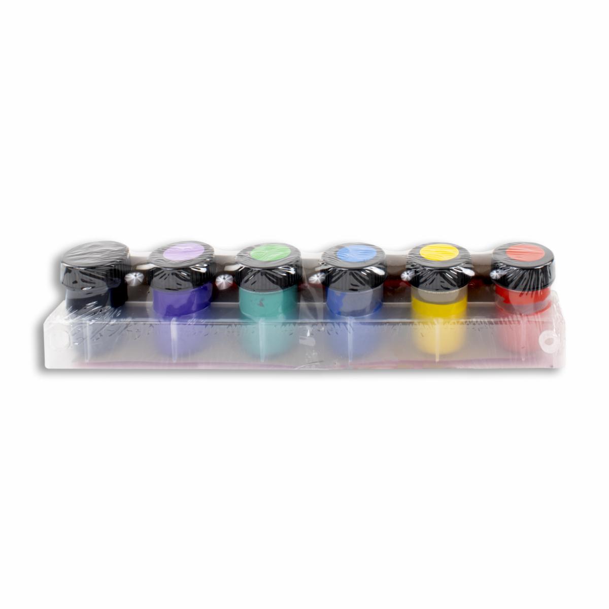 Pintura Para Tela 6 Colores De 22 Ml LPS 1 Set - Image 2