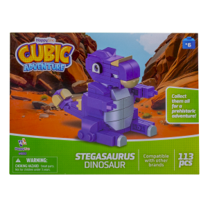 Bloques De Armar Stegosaurus CUBIC ADVENTURE 113 Piezas