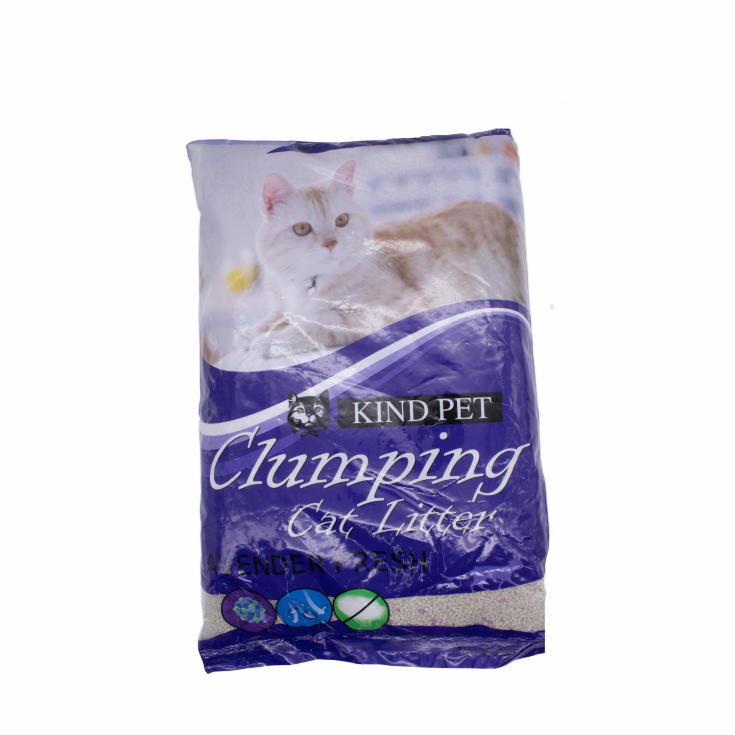 Arena Para Gatos Sanitaria Aroma Lavanda KIND PET 4 KG