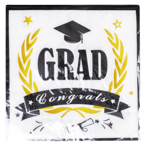 Servilletas Grado Congrats IMPORTADORA CUMPLEAÑOS 20 Piezas