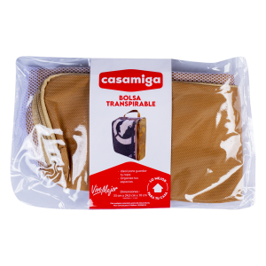 Bolsa Transpirable Beige CASAMIGA 24.5X10 CM