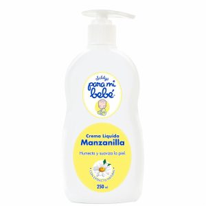 Crema Corporal Infantil Líquida Fragancia A Manzanilla PARA MI BEBÉ 250 Ml