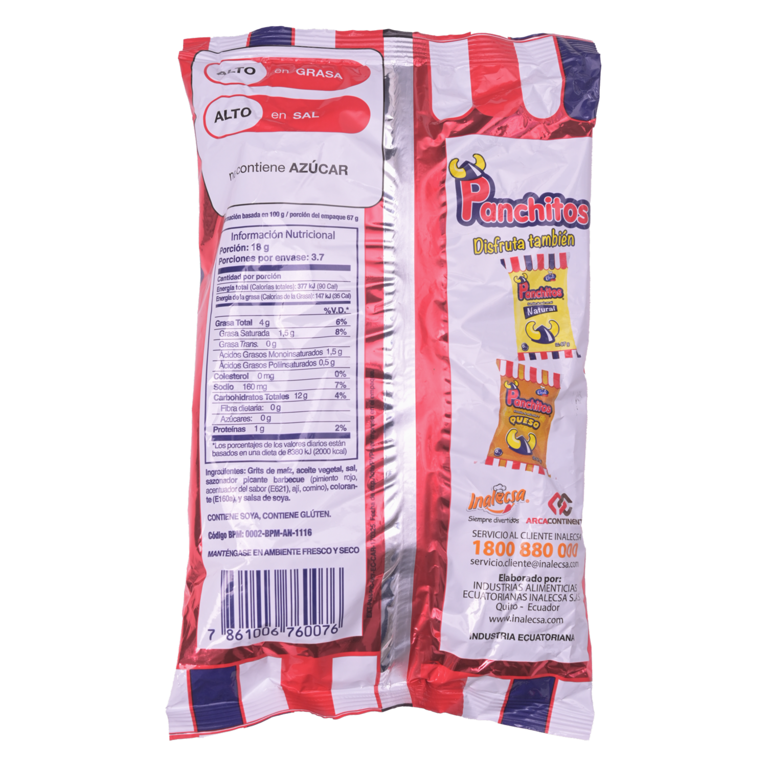 Bocaditos De Maíz Picantes PANCHITO 67 G - Image 2