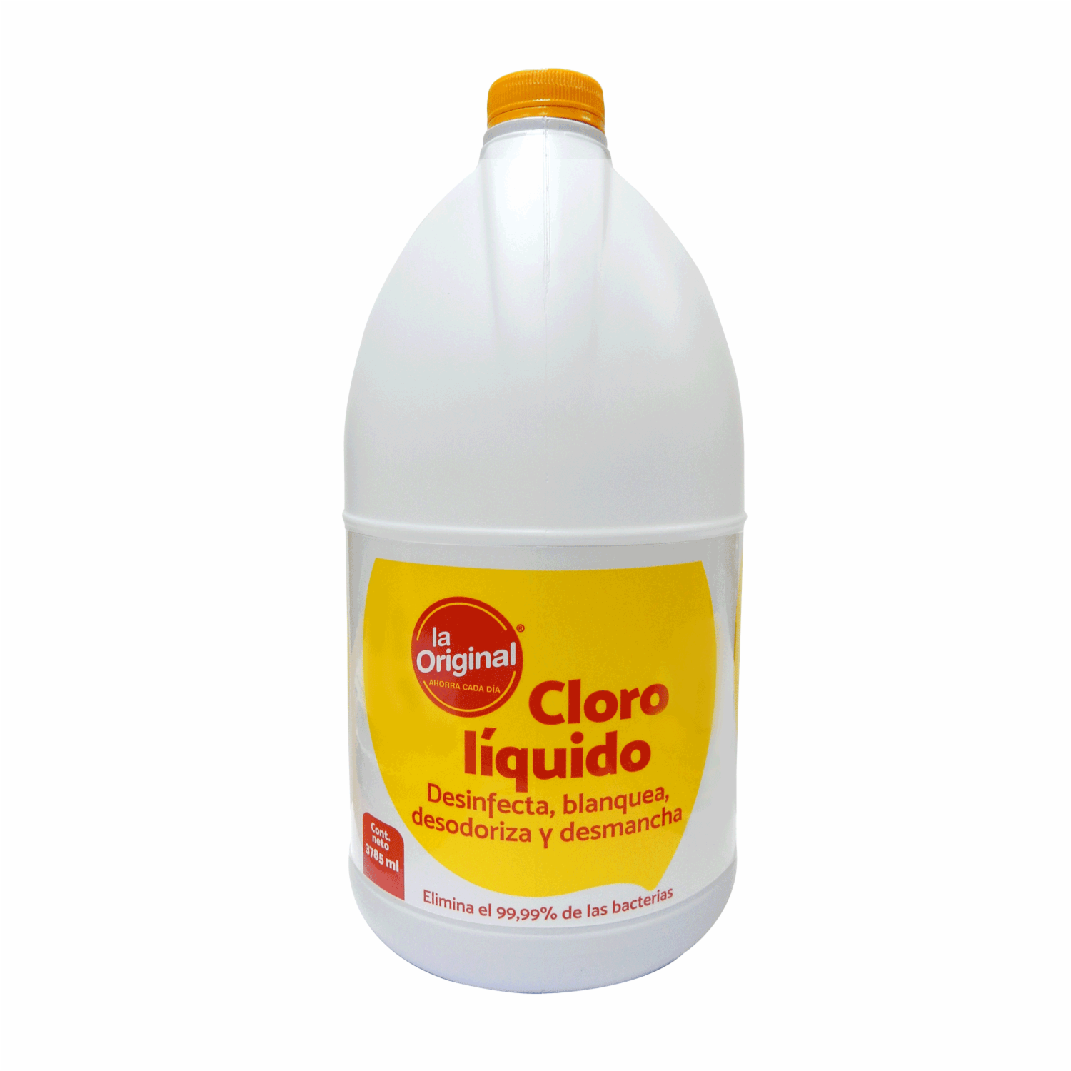 Cloro Líquido Desinfecta, Blanquea, Desodoriza Y Desmancha LA ORIGINAL 3785 Ml