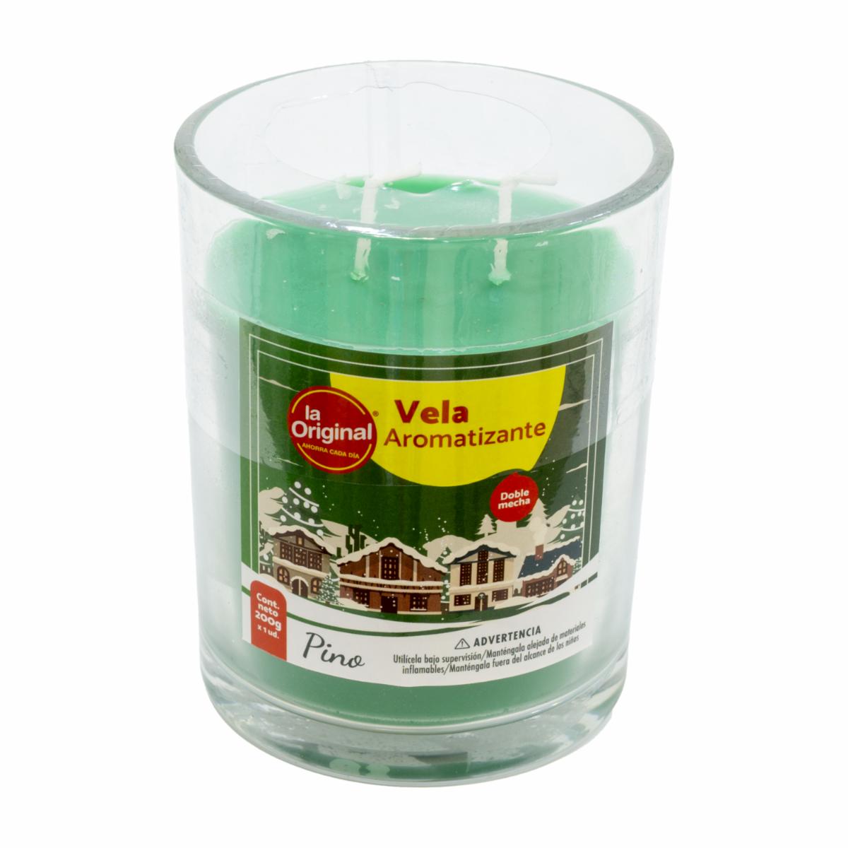 Vela Navideña Pino LA ORIGINAL 200 G