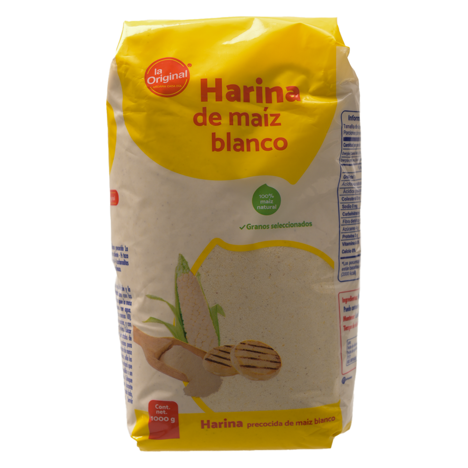 Harina De Maíz Blanco LA ORIGINAL 1 000 G