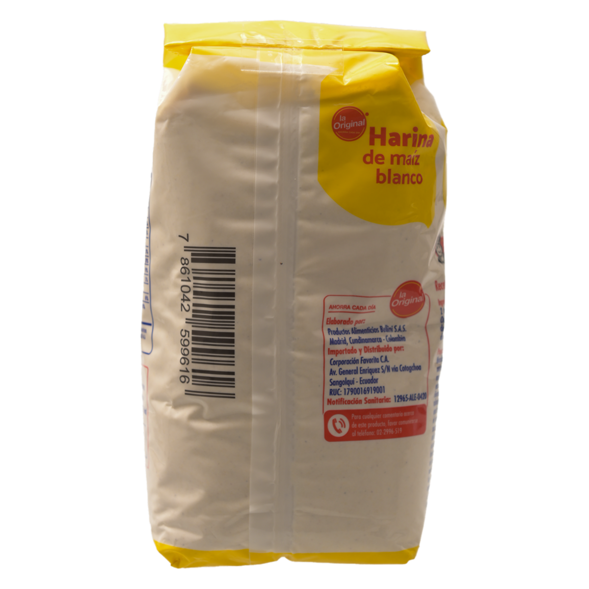 Harina De Maíz Blanco LA ORIGINAL 1 000 G - Image 3