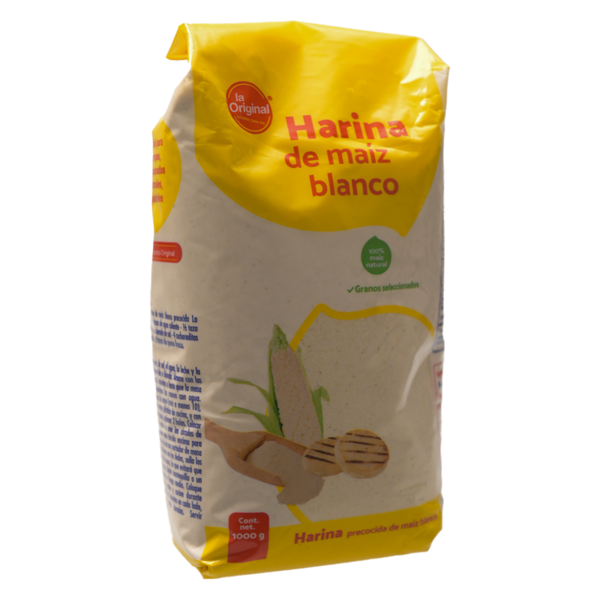 Harina De Maíz Blanco LA ORIGINAL 1 000 G - Image 4