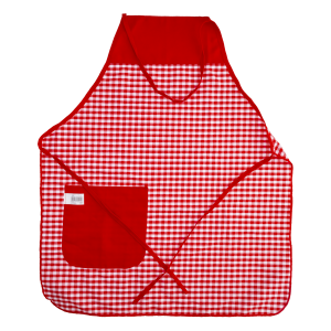 Delantal Navidad Cuadros Rojo CAESAR'S FACTORY 75 X 60 Cm