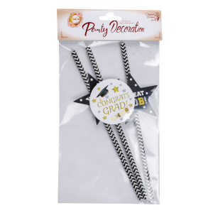 Sorbetes Con Aplique Feliz Graduación IMPORTADORA CUMPLEAÑOS 3 Piezas