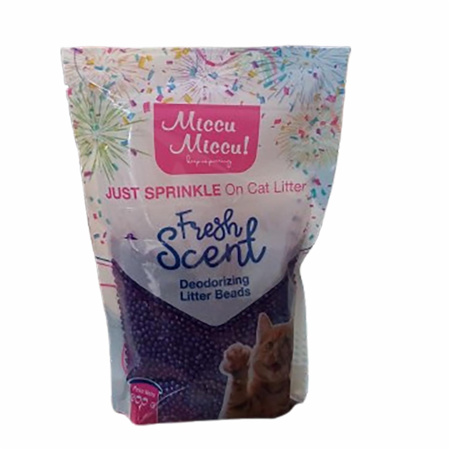 Arena Para Gatos Sprinkles Fragancia Lavanda MICCU 300 G - Image 2