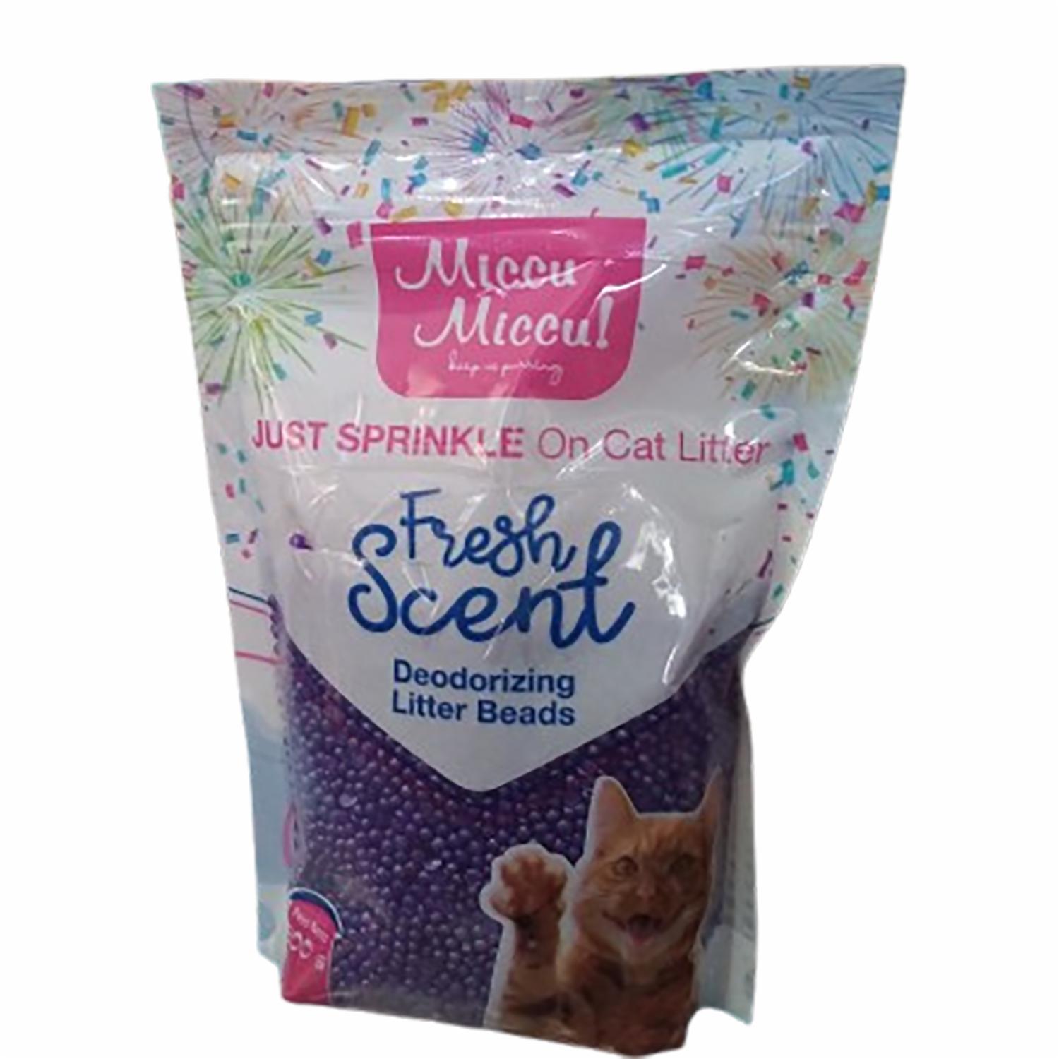Arena Para Gatos Sprinkles Fragancia Lavanda MICCU 300 G - Image 3