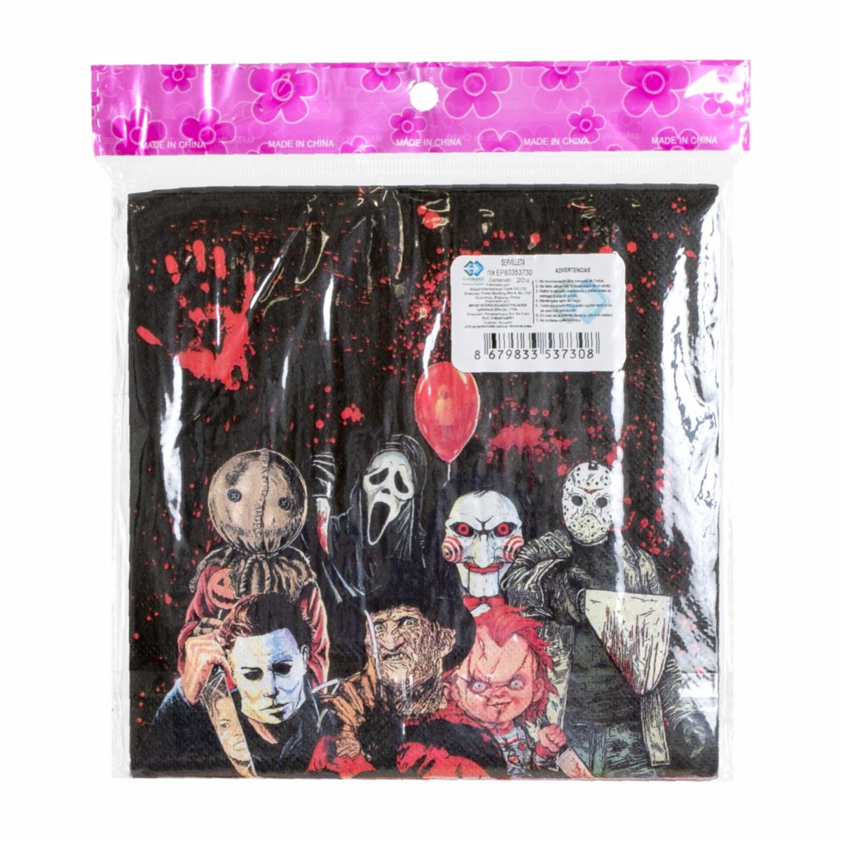 Servilleta Halloween IMPORTADORA CUMPLEAÑOS X 20 Uds - Image 2