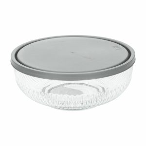 Ensaladera De Vidrio Con Tapa Redonda LAV 2600 CC