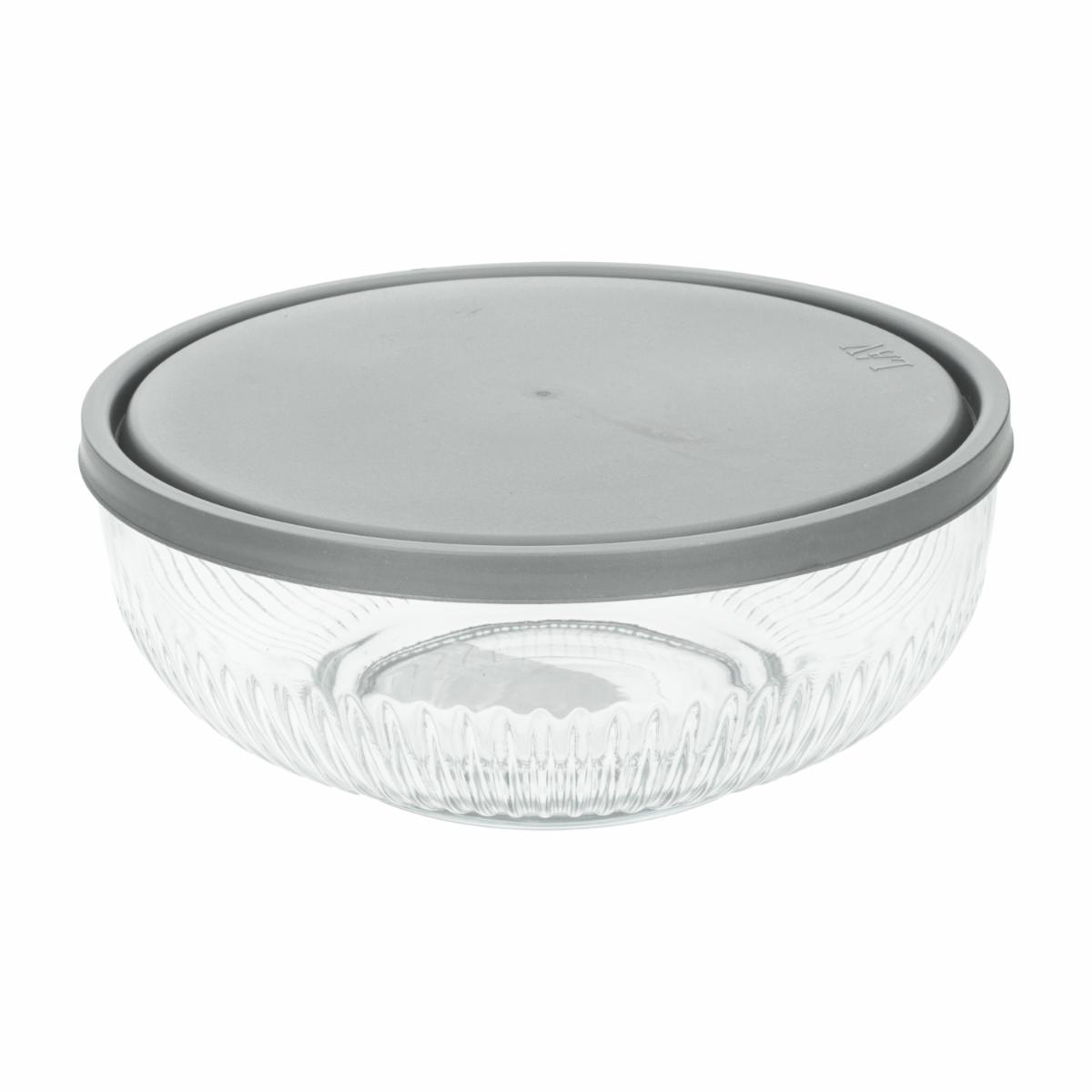 Ensaladera De Vidrio Con Tapa Redonda LAV 2600 CC