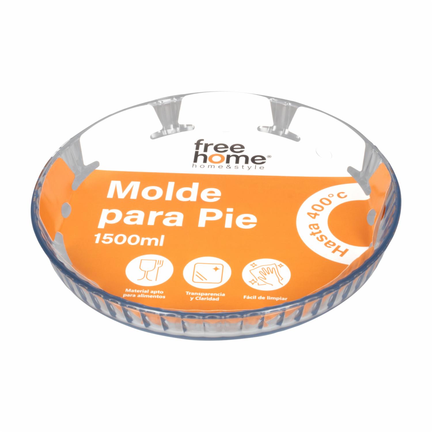 Molde Pie FREE HOME 1500 Ml