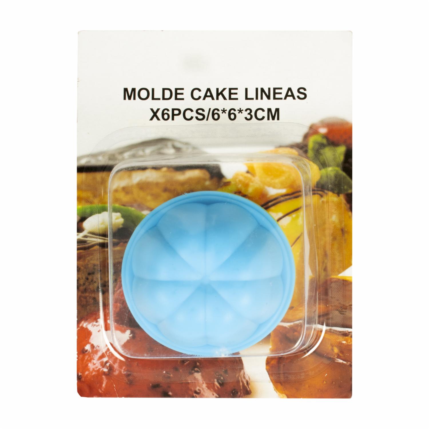 Molde Cake Líneas WAHFAY 6 Piezas